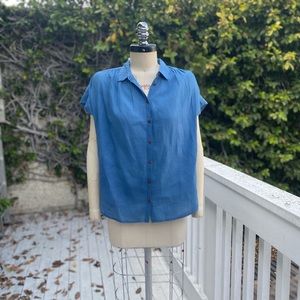 MADEWELL COLLAR CHAMBRAY SHIRT